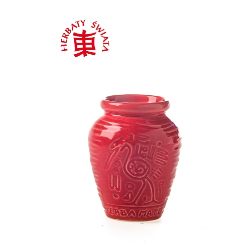 Matero z porcelany 270ml DUCH czerwone