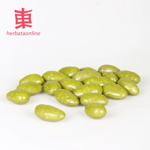 MIGDAŁY w białej czekoladzie z herbatą MATCHA